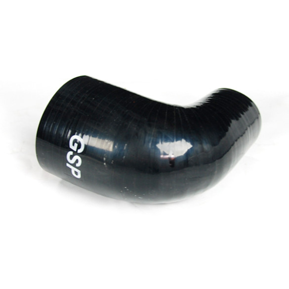 Silicone Tubing Reducer - 90 Degree Elbow 2.25 To 2.75 Inch, Black