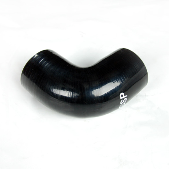 Silicone Tubing Coupler - 90 Degree Elbow 3.00 Inch, Black