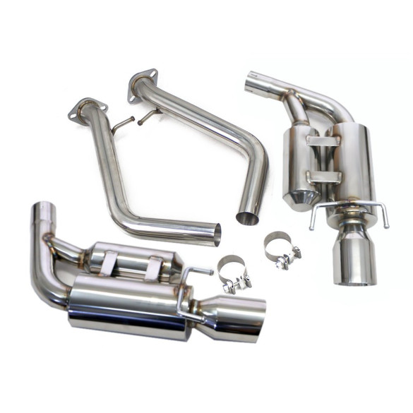 Lexus IS (XE30) 2014-24 FlowMaxx Stainless Axle-Back Exhaust System, 60mm Pipe