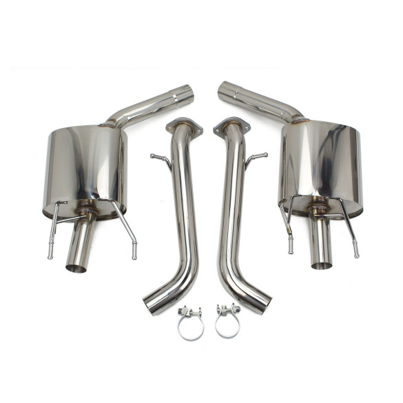 Axle-Back FlowMaxx Stainless Exhaust System for Lexus GS350 (L10) 2013-18 (60mm Pipe)