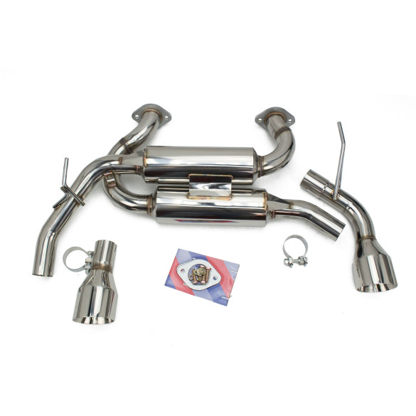 Axle-Back FlowMaxx Stainless Exhaust System for Infiniti Q50 2014-23 (60mm Pipe)