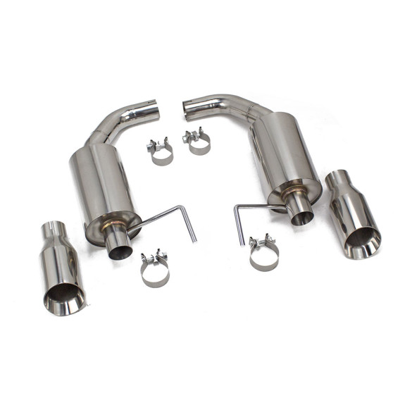 Axle-Back FlowMaxx Stainless Exhaust System for Ford Mustang 2.3L EcoBoost/3.7L V6 2015-21