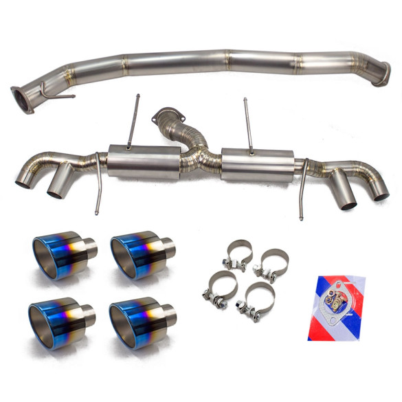 Catback Exhaust, Titanium, 3 inch Mid Pipe for Nissan GTR 2009-17 (R35)