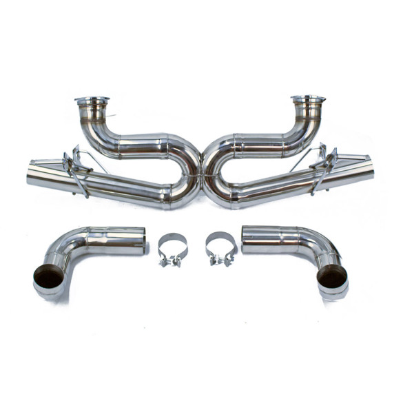 Audi R8 (Type 42) 5.2L V10 Cat-Back Stainless Steel Exhaust System Track Edition (3" pipe)