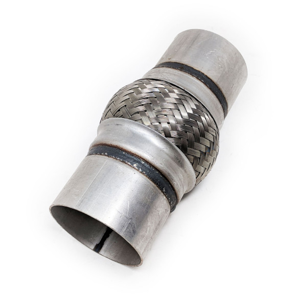 Stainless Steel Flex Pipe Exhaust Couplings With Mild Steel Extensions, 3.5x4x8 inch