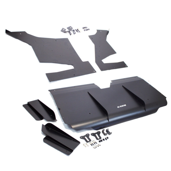 Aluminum Rear Diffuser Set for Subaru BRZ (ZC6) 2013-20 (Black)