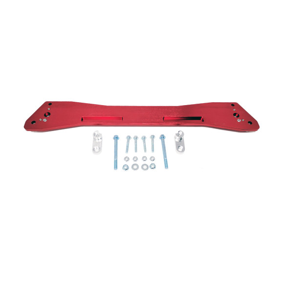 Rear Subframe Brace (Red), Aluminum, Acura Integra 94-01 (DC)