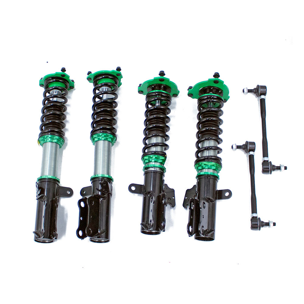 Complete Rear Strut & Sway Bar Kit For 2013-2018 Toyota Avalon – 4-Piece Set With Coil Springs By Detroit Axle