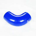 Silicone Tubing Coupler - 90 Degree Elbow 2.00 Inch, Blue