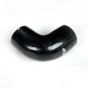 Silicone Tubing Coupler - 90 Degree Elbow 2.50 Inch, Black