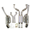 Nissan 370Z (Z34) 2009-22 Stainless Steel Dual Cat-Back Exhaust with Double Walled Muffler Tip