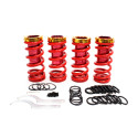 Acura, Honda Civic Lowering Spring Sleeve Kit, Red and Gold