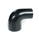 Silicone Tubing Reducer - 90 Degree Elbow 3.00 To 3.50 Inch, Black