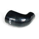 Silicone Tubing Reducer - 90 Degree Elbow 3.00 To 4.00 Inch, Black