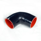 Silicone Tubing Coupler - 90 Degree Elbow 2.00 Inch, Black