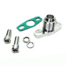 Turbo Oil Drain Flange with 10AN Adapter  (GT25, GT28, GT30)