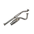Single Exit Cat-Back Exhaust Kit, Stainless, Scion FRS (ZN6) 2013-16