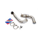 Acura TSX K20 Sidewinder 3-Bolt Exit 3" Turbo Downpipe Stainless Steel