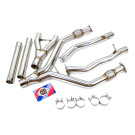 Infiniti Q60 (CV37) V6 3.0L (TT) 2017-22 Y-Pipe Stainless Steel Exhaust Piping Kit
