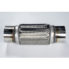 Stainless Steel Flex Pipe Exhaust Couplings with Mild Steel Extensions, 3.5x8x12 inch