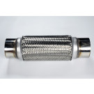 Stainless Steel Flex Pipe Exhaust Couplings with Mild Steel Extensions, 3.5x10x14 inch