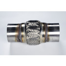 Stainless Steel Flex Pipe Exhaust Couplings with Mild Steel Extensions, 3x4x8 inch