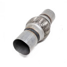 Stainless Steel Flex Pipe Exhaust Couplings with Mild Steel Extensions, 2x4x8 inch