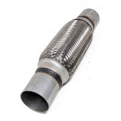 Stainless Steel Flex Pipe Exhaust Couplings with Mild Steel Extensions, 2x8x12 inch