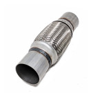 Stainless Steel Flex Pipe Exhaust Couplings with Mild Steel Extensions, 2.25x6x10 inch
