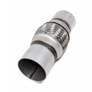 Stainless Steel Flex Pipe Exhaust Couplings with Mild Steel Extensions, 2.5x4x8 inch