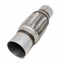 Stainless Steel Flex Pipe Exhaust Couplings with Mild Steel Extensions, 2.5x6x10 inch