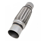 Stainless Steel Flex Pipe Exhaust Couplings with Mild Steel Extensions, 2.5x8x12 inch