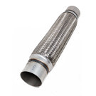 Stainless Steel Flex Pipe Exhaust Couplings with Mild Steel Extensions, 3x14x18 inch
