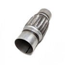 Stainless Steel Flex Pipe Exhaust Couplings with Mild Steel Extensions, 3x6x10 inch