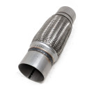 Stainless Steel Flex Pipe Exhaust Couplings with Mild Steel Extensions, 3x8x12 inch