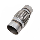 Stainless Steel Flex Pipe Exhaust Couplings with Mild Steel Extensions, 3.5x6x10 inch