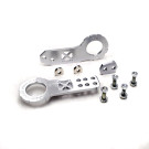 Universal Aluminum Cnc Tow Hook Front & Rear Silver