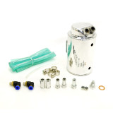 Universal Aluminum Oil Catch Can Type 3, 1000ML, Chrome