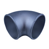 Aluminum Elbow Pipe, 90 Degree, 4" Diameter, Natural