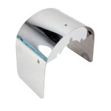 Turbocharger Heat Shield, Chrome Plated Finish
