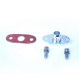 Turbocharger Oil Drain Flange with 10AN Fitting (T3, T3/T4, T04)