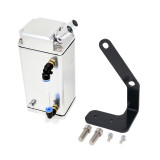 LS Engine Oil Catch Can LS1, LS2, LS3, LS6 (4.8L, 5.3L, 5.7L, 6.0L, 6.2L), Chrome, Black Bracket