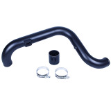 Hi-Flow Intake Pipe for Volkswagen Jetta MK5 2.0t Turbo FSI (Wrinkle Black)
