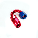 180 Degree Double Swivel Hose End - Aluminum; -10AN