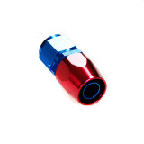 Straight Double Swivel Hose End - Aluminum; -6AN