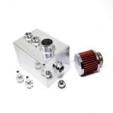 Aluminum Baffled Oil Breather Catch Tank - Mazda Miata 90-05