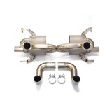 Cat-Back FlowMaxx Titanium Sports Muffler Exhaust With Valve Controlled for Audi R8 4.2L V8 2008-15 (2.75" pipe)
