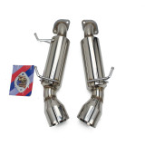 Axle-Back FlowMaxx Stainless Axle-Back Exhaust System for Infiniti Q60 / Q60S (CV36) 2014-16 (60mm Pipe)