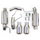 Ford Mustang 05-10 V8 GT / GT500 2.5" Dual Axle Back FlowMaxx Exhaust, Sports Muffler