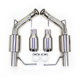 Ford Mustang 11-14 V8 GT / BOSS 302 / GT500 2.5" Dual Axle Back FlowMaxx Exhaust Kit, Sports Pipe